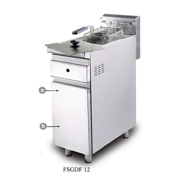 Bep-chien-nhung-don-dung-gas-co-chan-dung-FSGDF-12 Bếp chiên nhúng đơn dùng gas có chân đứng Berjaya FSGDF 12
