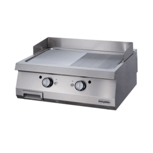 Bếp chiên nửa phẳng nửa nhám dùng gas Ozti OGG 8070 1/2 N